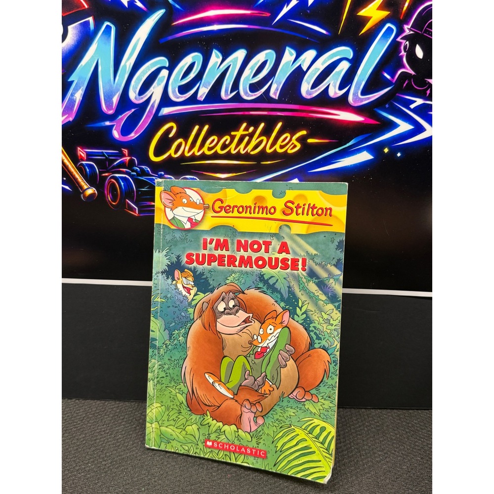 Geronimo Stilton I'm Not a Supermouse! Paperback Scholastic 2010 Adventure Book